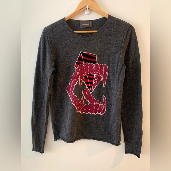 ZADIG & VOLTAIRE Gwendal Sweater Merino Wool - Picture 2 of 8